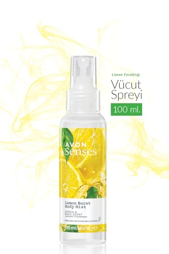 Avon Senses Body Mist 100ml (Lemon Burst Lemon & Basil Scent) - Image 3