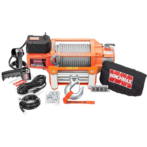 Winchmax winch eléctrico 12v 17500lb cable acero 20m miniatura 1