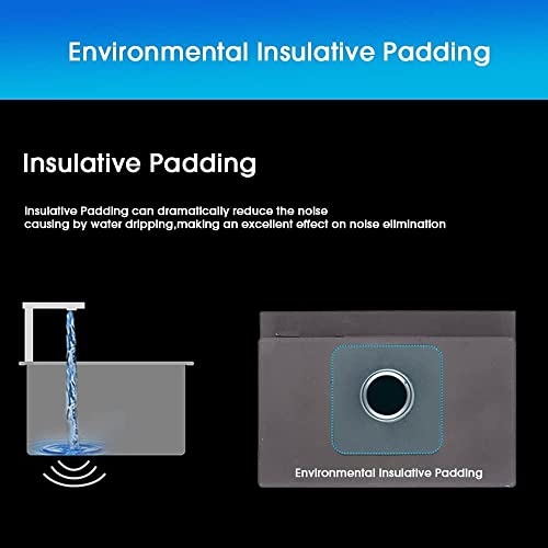 Kingo Home 33 X 22 Inch Drop In Stainless Steel Kitchen Sink, Single Bowl 16 Gauge Top Mount Sink Commercial Handmade 9 Inch Deep Kitchen Sinks Workstation Single Basin Brushed Satin Nickel #TOP6