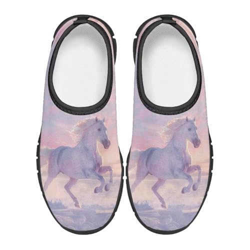 TODIYADDU Cute Lightweight Shoes for Girls Athletic Slip On Sneakers Casual Footwear