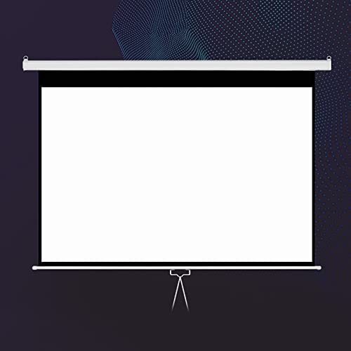 Pantalla de proyector manual 84 pulgadas 4:3 retractable