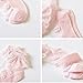 Hopply 5Pairs of Ruffle Pageant Frilly Socks for Toddler Girls Baby White Lace Ankle Dress Socks Summer Mesh Women Sock