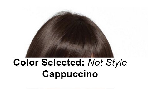 Brittany Monofilament Wig #2538 Amore Collection By Rene Of Paris, Bundle - 2 Items: Wig And Wig Lift Comb (Color Selected: Cappuccino) #TOP2