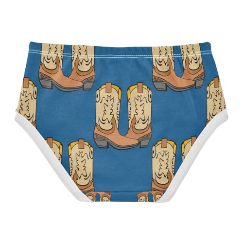 Cartoon Western Cowboy Boots Toddler Girls's Underwear 2T 202c11262