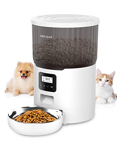 Automatic Cat Feeders with Timer, Automatic Large Dog Feeder with ...
