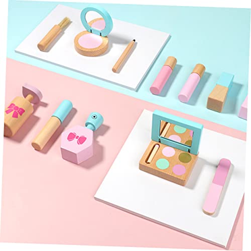 ifundom 1 Conjunto bolsa cosmética de simulação para crianças jogo de maquiagem fingir jogar brinque