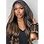 Balayage Brown Highlights Color｜No Slip Wig
