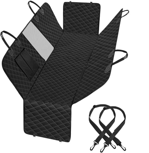 LiYeeYP Funda de Coche para Perros para Honda Civic Sedan 2012-2015, Protector de Asiento para Mascotas, Lavable y Resistente Funda Asiento Coche Rejilla Mascota, 137×147cm