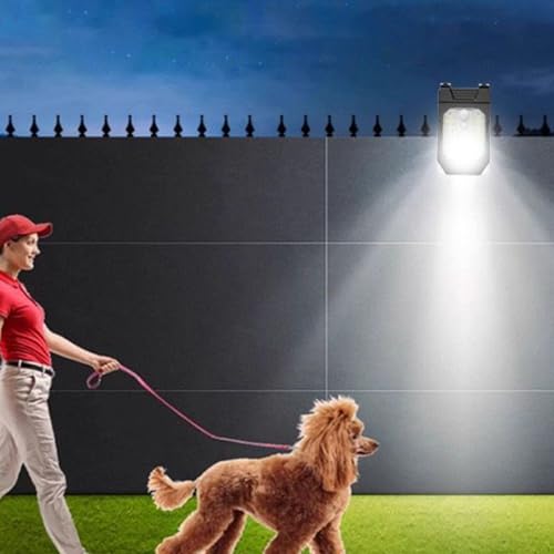 Outdoor Solar Security Light - Motion Detector Lamp Motion, Sensing Clamp on Solar Light for Yard Porch Balcony Street Weather Resistant Abs Solars Lighting for Outdoor Security Lights – Image 4