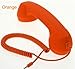 Classic Retro Handset for Cell Phones, iPad 2, iPad, iPhone 4 4G 3GS 3G (AT&T and Verizon), iPod touch (2G 3G 4G), HTC Android EVO, Blackberry, Samsung Galaxy S, Droid (Soft Touch Orange)