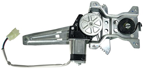 Image of TRQ Rear Passenger Side Power Window Motor and Regulator Assembly Power Compatible with 2002-2006 Toyota Camry 2004-2006 Lexus RX330 2007-2008 RX350 2006-2008 RX400h 2009 RX350 US Built Models