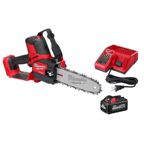 Milwaukee M18 FUEL 8 in. 18V Lithium-Ion Brushless HATCHET Pruning Saw Kit with 6Ah High Output...