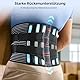 FREETOO Stark Stützende Rückenstütze Orthopädisch, Atmungsaktive Lendenwirbelstütze mit 6 Metallstützstangen, Verstellbare Rückengürtel für Rückenschmerzen, Ischias, Bandscheibenvorfall, Skoliose