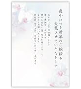 Amazon | 喪中はがき 10枚【年賀状じまい文/詳細記入不要】私製はがき