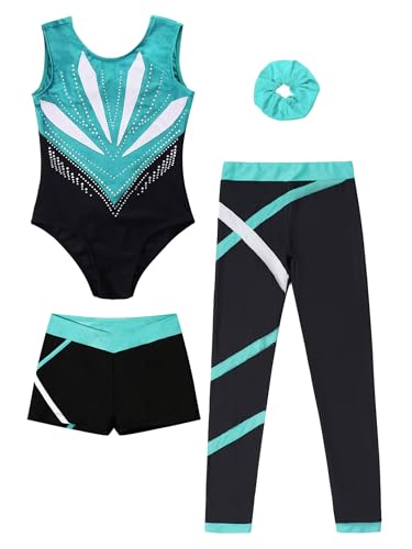 Legging justaucorps fille anti-irritation pour briller en danse de compétition