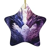 Parfait pour décorer les centres commerciaux, les supermarchés, les magasins et les maisons pendant la saison des fêtes. Ces ornements polyvalents à suspendre WHJSSF violets et wirte ajoutent un charme professionnel aux espaces commerciaux tout en créant des atmosphères chaleureuses et accueillantes dans les environnements résidentiels.