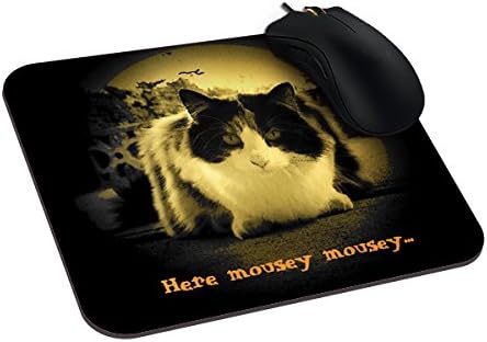 McMo Pusser Hiss Play Nine Livestablet Mouse Pad Gaming Mousepad Customerized Computer Mouse Pads Zazer Mousepad Non-Slip Rubber,9.25X7.75Inches