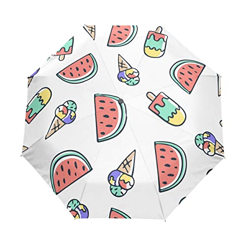Parapluie automatique pliable résistant motif dessin animé