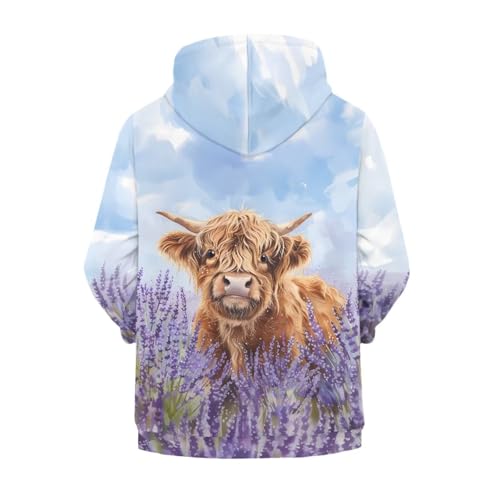 Image of Unisex Zipper Sweatshirt Boys Girls Hooded with 2 Pocket Pullover Hoodies for 6-16Y Kids