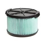 CRAFTSMAN CMXZVBE38740 1/2 Height HEPA Media Wet/Dry Vac Replacement Filter for 3 to 4 Gallon Shop...