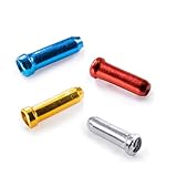 Bike Cable End Caps 70PCS - ZTTO Alloy Cable End Crimps with Multicolor, Bike Brake Cable End Tips for Road Mountain Bicycle