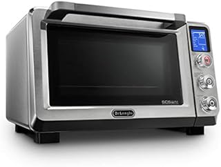 De'Longhi Premium Present Functions Include Pizza, Cookies, Toast, Roast, Broil, and Bake, 24L, Stainless Steel