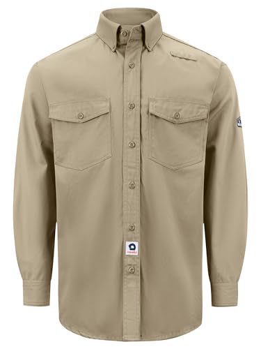 VANDISI Men’s 7.5oz Cotton Flame-Resistant Welding Shirt