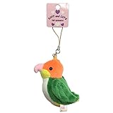 シロハラインコ マスコットストラップ 笛入り