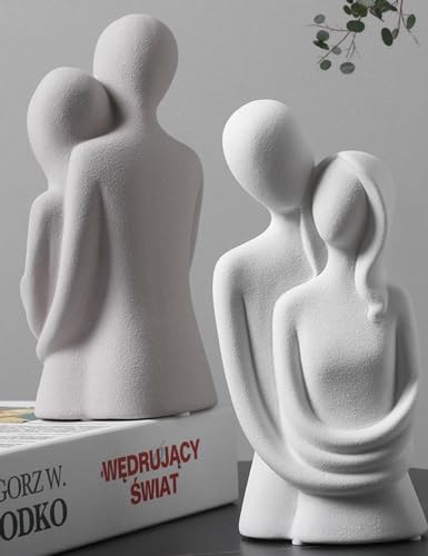 Esculturas de pareja para decoración moderna miniatura 5