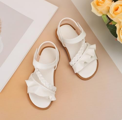 Toddler Girls Cute Open Toe Sandals Summer Outdoor Beach Shoes Princess Dress Ballet Flats for Kids2