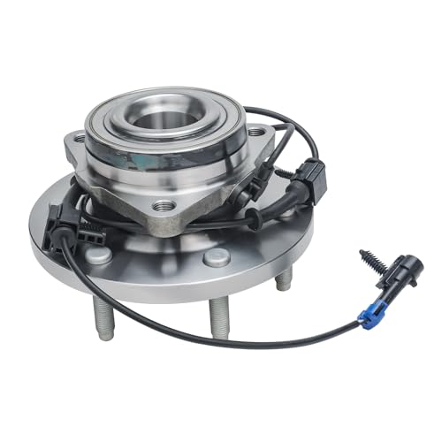Image of Detroit Axle - 2 Front Wheel Bearing Hubs for 06-10 Hummer H3 09-10 H3T