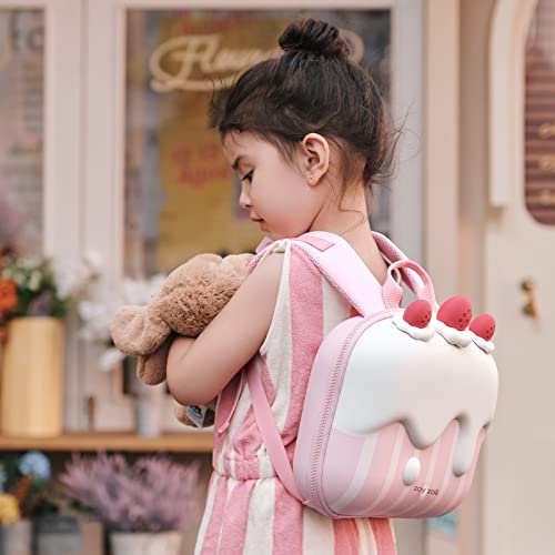 Zoy Zoii Cute Toddler Backpack, Kids Backpack, Preschool Backpack Mini Travel Bag As Gift For Girls Ages 2-6 Dream Series Cream Cake #TOP5