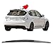 IKON MOTORSPRTS, Gurney Flap Compatible With 2008-2014 Subaru Impreza WRX 5-Door Hatchback, Rear Spoiler Window Visor Add-On Wicker Bill Real Carbon Fiber Extension, 2009 2010 2011 2012 2013