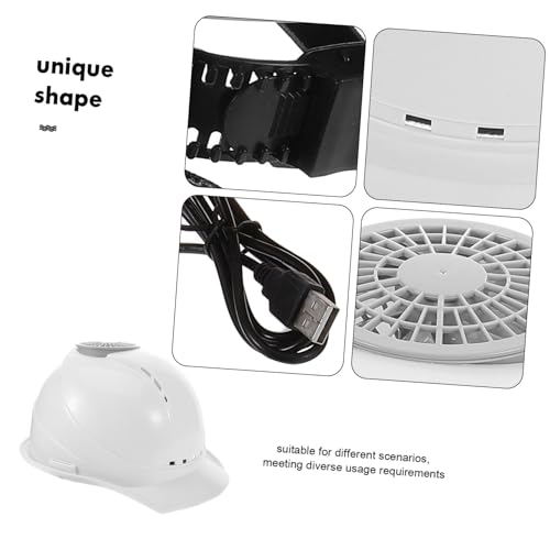 Casque de sécurité USB ventilateur refroidissement extérieur VOSAREA - 3