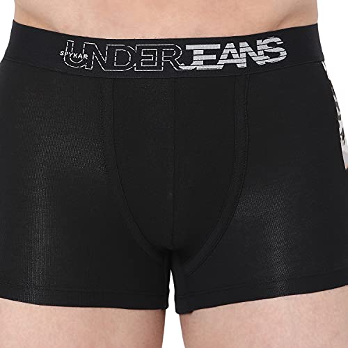 Image of Underjeans Men's Cotton Blend Regular Fit Trunk