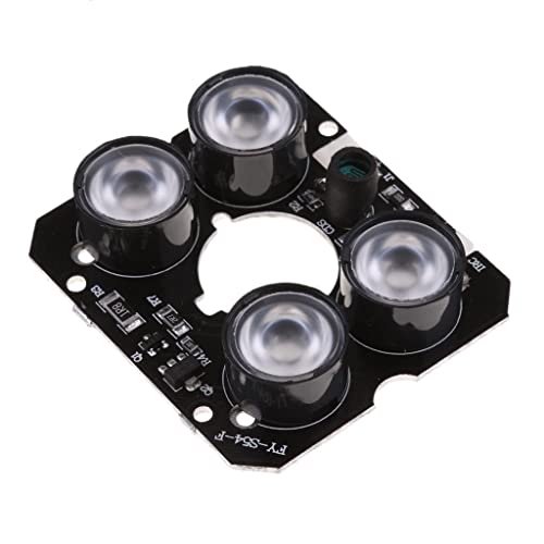 Image of CALANDIS 4Pcs Ir Led Spot Light 850Nm Infrared Board for CCTV Camera | 1 Piece 4pcs IR LED Board