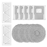 HpLive Staubsauger Zubehörsets für DJI für ROMO S/A/P Saugroboter, mit 2 Filter 4 Wischmopps 5 Staubbeutel