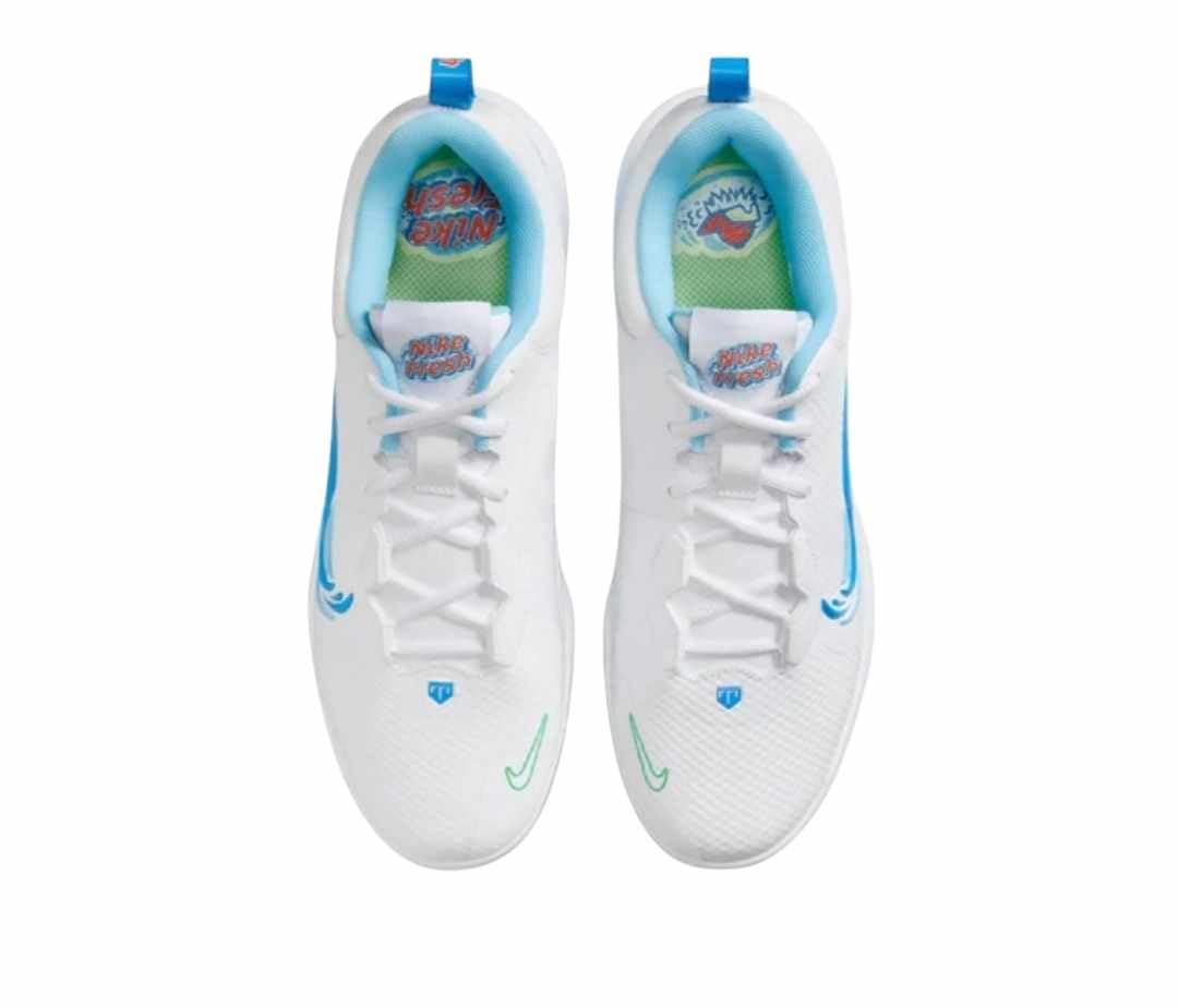 Nike Force Trout 9 Pro MCS Baseball Cleats Mens Size 10.5 FQ7726-104 White/Blue