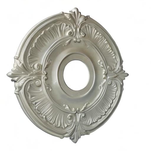 Image of Ekena Millwork CM18ATFCSDecorative Ceiling Medallions Modeled After Original Historical Patterns & Designs, Flash Copper