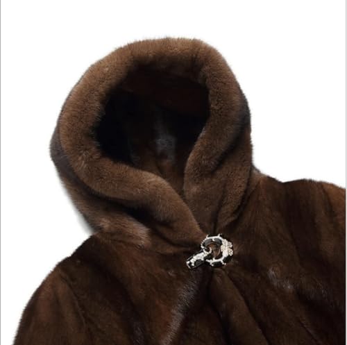 Women's Faux Fur Winter Warm Coat Jacket Down Outerwear Fur Overcoat Long Sleeve Sweater4