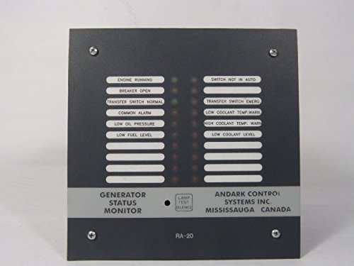 Generator Status Monitor Andark Control RA-20 Generator Status Monitor : Amazon.ca: Patio, Lawn ...