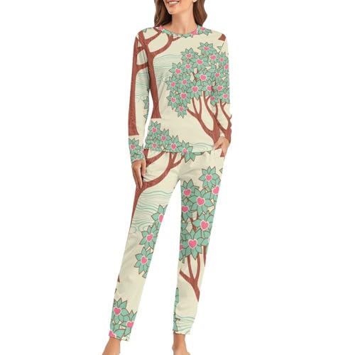 Ensemble de pyjama femme Arbre d'amour, le cadeau idéal pour offrir douceur et bien-être
