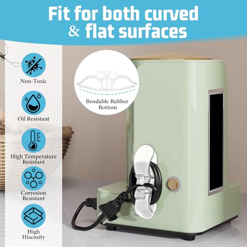 Tyqour 6 unidades organizador de cables para electrodomésticos de cocina - imagen 2