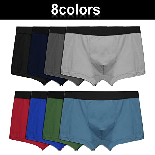Jiuguva 72 Pack Men Cotton Briefs in Bulk for Homeless Shelter Donating, Wholesale Underwear for Men, Breathable Underwear in 5 Assorted Size Stretch Boxer Briefs2