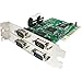 Produktbild StarTech.com 4 Port Serielle RS232 PCI Schnittstellenkarte mit 16550 UART, DB9 PCI Seriell Karte