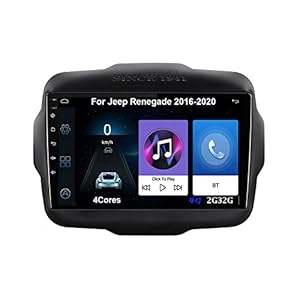 Android Auto Stereo Radiotuner met Bluetooth En Navigatie Voor Jeep Renegade 2016-2020 Plug En Play Auto Accessoires…