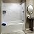 Palisade 23.2 in. x 11.1 in. Tile Shower and Tub Surround Kit in Carrara Marble