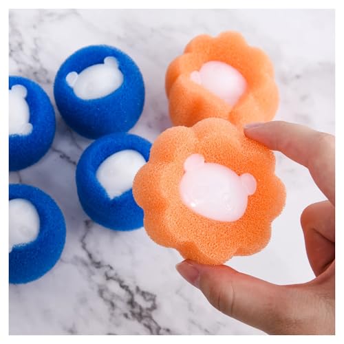 YUGHKBN Magic Laundry Ball Kit Reusable Clothes Hair Cleaning Tool Pet Hair Remover Washing Machine Cat Dog Hair Catcher Laundry Ball(A)