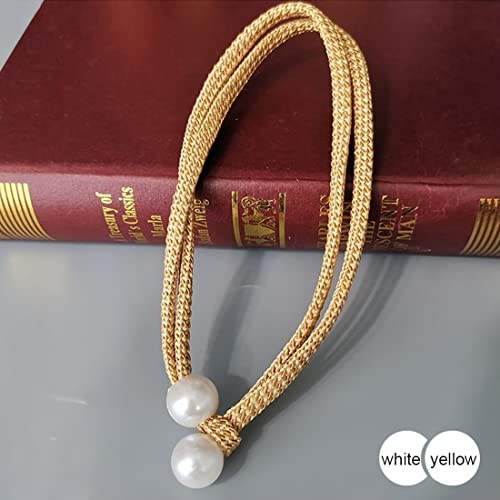 XPEX 10 Pezzi Fascette per Tende,con Perle