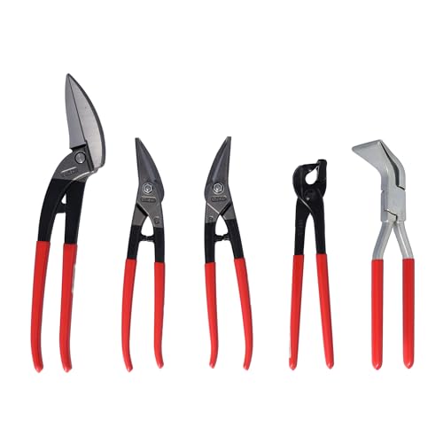 Outils de ferblantier STUBAI anti-bavure avec pince 45° et cisailles G/D - 3
